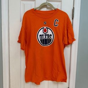 Reebok Edmonton Oilers Connor McDavid jersey tshirt